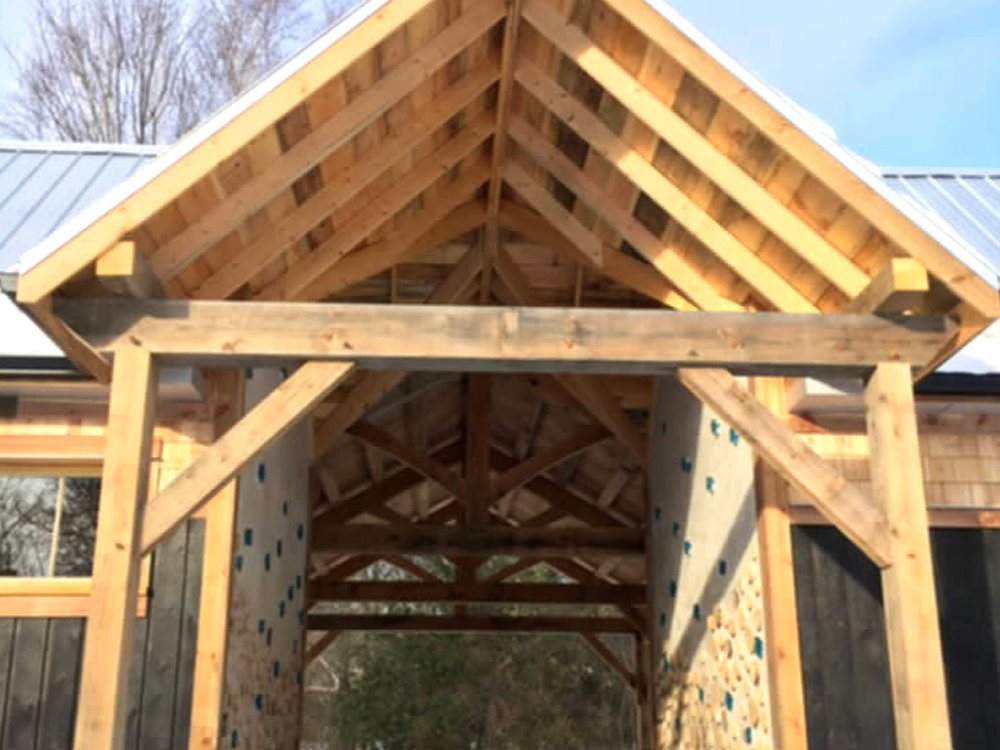 Timber frame structure 