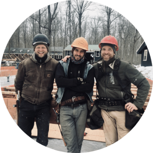 Picture of three men in hardhats